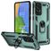 Mobigear Armor Ring Coque Samsung Galaxy A73 Coque arrière Rigide Anti-Chocs avec Anneau-Support - Vert