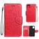 Mobigear Flowers Housse iPhone 11 Etui Porte-Monnaie - Rouge