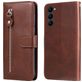 Mobigear Zipper Housse Samsung Galaxy S23 Etui Porte-Monnaie - Marron
