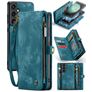 Caseme 008 Housse Samsung Galaxy S23 FE Etui avec Coque Détachable Porte-Monnaie - Bleu