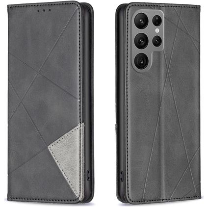 Mobigear Rhombus Slim Housse Samsung Galaxy S25 Ultra Etui - Noir