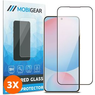 Mobigear Premium Samsung Galaxy S24 FE Verre trempé Protection d'écran - Compatible Coque (Lot de 3)