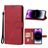 Mobigear Wallet Housse iPhone 15 Pro Etui Porte-Monnaie - Rouge