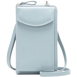 Antonio Fonzo Crossbody Sac Téléphone - Large - Sky Blue
