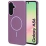 Mobiparts Slim Line Coque Samsung Galaxy A56 MagSafe Coque arrière Rigide - Imperial Purple