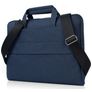 Mobigear Denim Zipper Sac à bandoulière pour ordinateur portable 13 - 14 pouces Sac ordinateur portable - Bleu marine