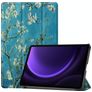 Mobigear Tri-Fold Coque Samsung Galaxy Tab S9 FE Etui - Almond Blossoms