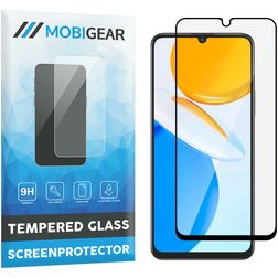 Mobigear Premium HONOR X7 Verre trempé Protection d'écran - Compatible Coque - Noir