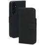 Mobiparts Housse Samsung Galaxy A35 Etui en Cuir Véritable Porte-Monnaie - Noir
