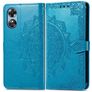 Mobigear Mandala Housse OPPO A17 Etui Porte-Monnaie - Bleu