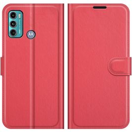 Mobigear Classic Housse Motorola Moto G60 Etui Porte-Monnaie - Rouge