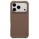 CARE by PanzerGlass Fashionable Coque iPhone 17 Pro MagSafe Coque arrière en Silicone - Espresso