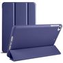 Mobigear Tri-Fold Gel Coque iPad 5 (2017) Etui en TPU,Similicuir - Dark Blue
