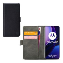 Mobilize Classic Gelly Wallet Housse Motorola Edge 40 Etui Porte-Monnaie - Noir
