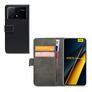 Mobilize Classic Gelly Wallet Housse POCO X6 Pro Etui Porte-Monnaie - Noir