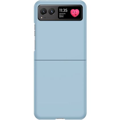 Mobigear Colors Motorola Razr 40 Plastique rigide Coque arrière - Bleu layette