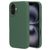 Mobiparts Coque iPhone 16 Coque arrière en Silicone - Forest Green