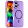 Mobigear Shockproof iPhone 17 MagSafe Plastique rigide Coque arrière - Violet