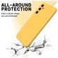 Mobigear Colors Coque Samsung Galaxy A55 Coque arrière en Silicone - Jaune