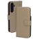 Mobiparts Housse Samsung Galaxy A55 Etui en Cuir Véritable Porte-Monnaie - Taupe