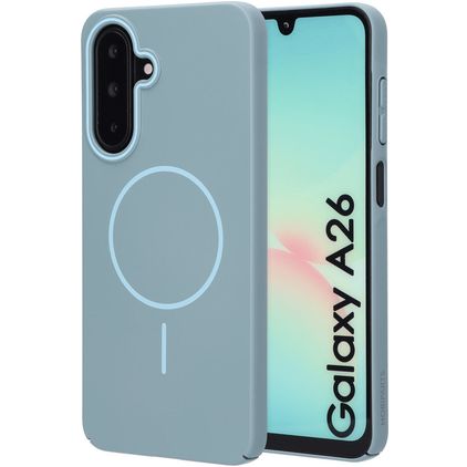 Mobiparts Slim Line Coque Samsung Galaxy A26 MagSafe Coque arrière Rigide - Sage Green