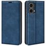Mobigear Retro Slim Housse Motorola Moto G85 Etui Porte-Monnaie - Dark Blue