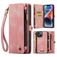 Caseme 008 Housse iPhone 15 Etui avec Coque Détachable Porte-Monnaie - Rose