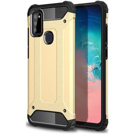 Mobigear Outdoor Coque Samsung Galaxy M51 Coque arrière Rigide Anti-Chocs - Or
