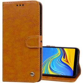 Mobigear Wallet Housse Samsung Galaxy J6 Plus Etui Porte-Monnaie - Cognac Mobigear Wallet Housse Samsung Galaxy J6 Plus Etui Porte-Monnaie - Cognac