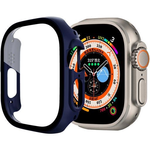 Mobigear Colors Coque Apple Watch Ultra - 49 mm Coque Rigide - Bleu