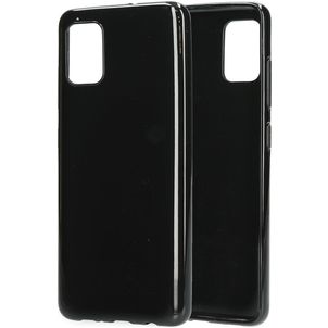Mobiparts Classic Coque Samsung Galaxy A51 Coque arrière en TPU Souple - Noir