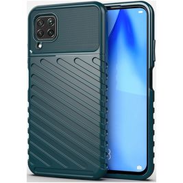 Mobigear Groove Coque Huawei P40 Lite Coque arrière en TPU Souple - Vert