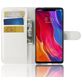 Mobigear Classic Housse Xiaomi Mi 8 SE Etui Porte-Monnaie - Blanc