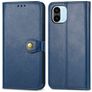 Mobigear Snap Button Housse Xiaomi Redmi A1 4G Etui Porte-Monnaie - Bleu