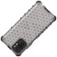 Mobigear Honeycomb Coque Xiaomi Redmi Note 10S Coque arrière Rigide Anti-Chocs - Noir