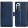 Mobigear Slim Magnet Housse Motorola Edge X30 Etui Porte-Monnaie - Dark Blue