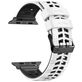 Mobigear Aero Armor Bracelet Silicone Apple Watch Fermeture boucle ardillon - 49/46/45/44 mm - Noir / Blanc