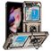 Mobigear Armor Ring Coque Samsung Galaxy Z Flip 5 Coque arrière Rigide Anti-Chocs avec Anneau-Support - Or