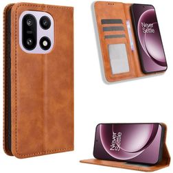 Mobigear Sensation Housse OnePlus 15 Etui Porte-Monnaie - Marron