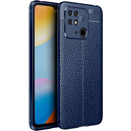 Mobigear Luxury Coque Xiaomi Redmi 10C Coque arrière en TPU Souple - Bleu