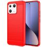 Mobigear Brushed Slim Coque Xiaomi 13 Coque arrière en TPU Souple - Rouge