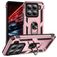 Mobigear Armor ring Coque Xiaomi 15 Coque arrière Rigide Anti-Chocs avec Anneau-Support - Rose doré