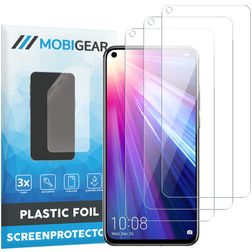 Mobigear HONOR View 20 Protection d'écran Film - Compatible Coque (Lot de 3)