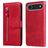 Mobigear Zipper Housse iPhone Air Etui Porte-Monnaie - Rouge