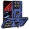 Mobigear Armor ring Coque Xiaomi 15 Coque arrière Rigide Anti-Chocs avec Anneau-Support - Bleu