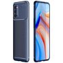 Mobigear Racing Coque OPPO Reno 4 Coque arrière en TPU Souple - Bleu