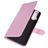 Mobigear Classic Housse Motorola One Hyper Etui Porte-Monnaie - Rose