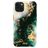 MIO Coque iPhone 15 MagSafe Coque arrière Rigide - Green Marble