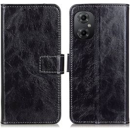 Mobigear Basic Housse POCO M5 Etui Porte-Monnaie - Noir