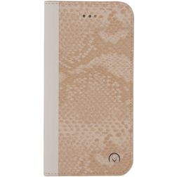 Mobilize Premium Gelly Samsung Galaxy S8 Étui Portefeuille - Snake Light Peach